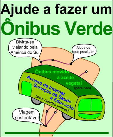 Ajude a fazer um nibus Verde