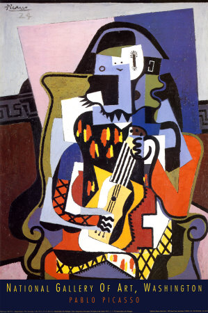 Pablo Picasso - Harlequin Musician