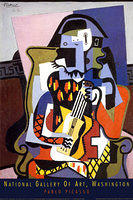 Pablo Picasso - Harlequin Musician