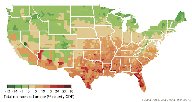 Economic damages by county